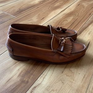 Vintage Polo Ralph Lauren Brown Tassel Leather Loafers